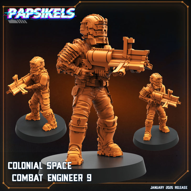 Combat Engineer Miniatures | Aliens Vs Humans XIII Ascension | Papsikels