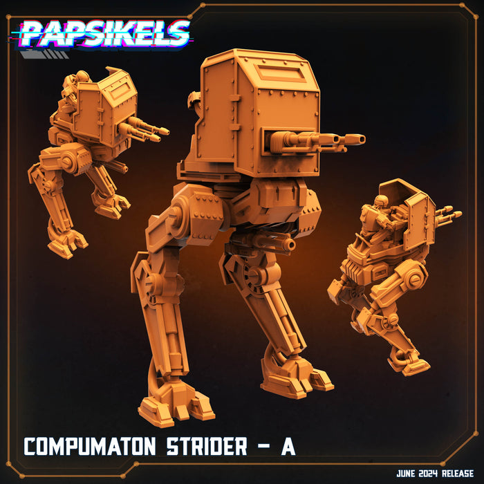 Strider A | Compumatrons Revenge | Sci-Fi Miniature | Papsikels