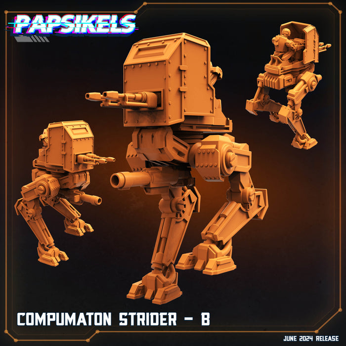 Strider B | Compumatrons Revenge | Sci-Fi Miniature | Papsikels