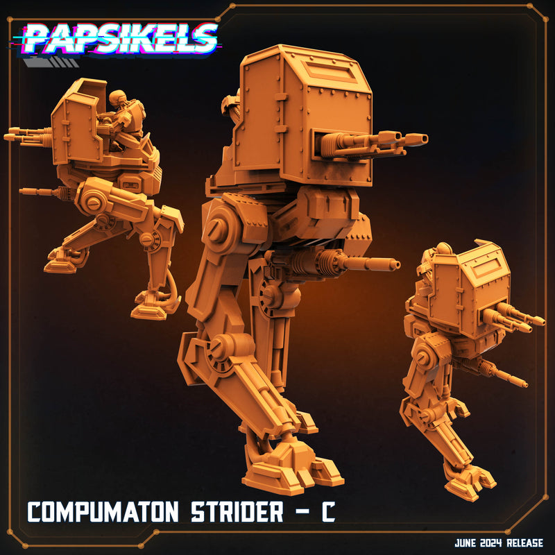 Strider C | Compumatrons Revenge | Sci-Fi Miniature | Papsikels