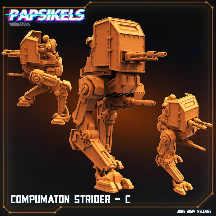 Strider C | Compumatrons Revenge | Sci-Fi Miniature | Papsikels