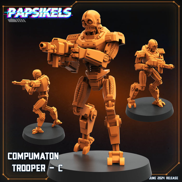 Trooper Miniatures | Compumatrons Revenge | Sci-Fi Miniature | Papsikels