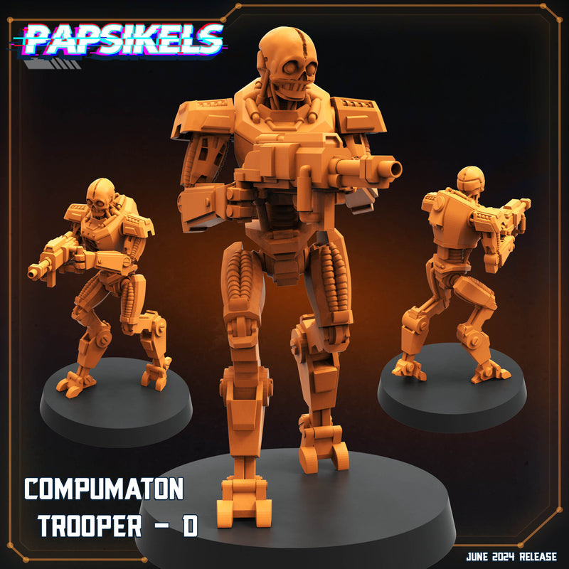 Trooper Miniatures | Compumatrons Revenge | Sci-Fi Miniature | Papsikels