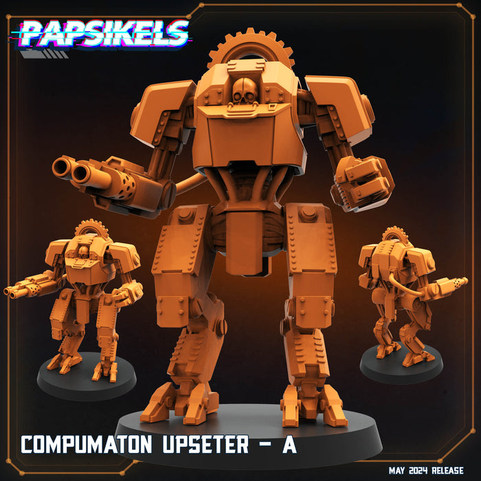 Compumatron Upseter A | Democracy Troopers Bugs and Bots | Sci-Fi Miniature | Papsikels