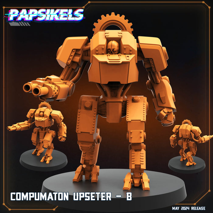 Compumatron Upseter B | Democracy Troopers Bugs and Bots | Sci-Fi Miniature | Papsikels