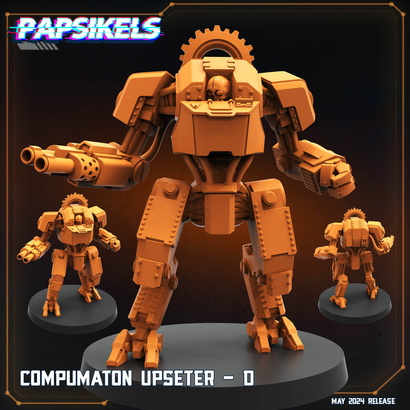 Compumatron Upseter D | Democracy Troopers Bugs and Bots | Sci-Fi Miniature | Papsikels