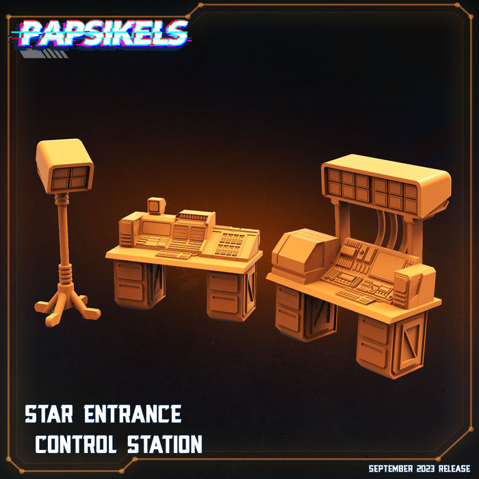 Star Entrance Control Centre | Aliens Vs Humans VI | Sci-Fi Miniature | Papsikels