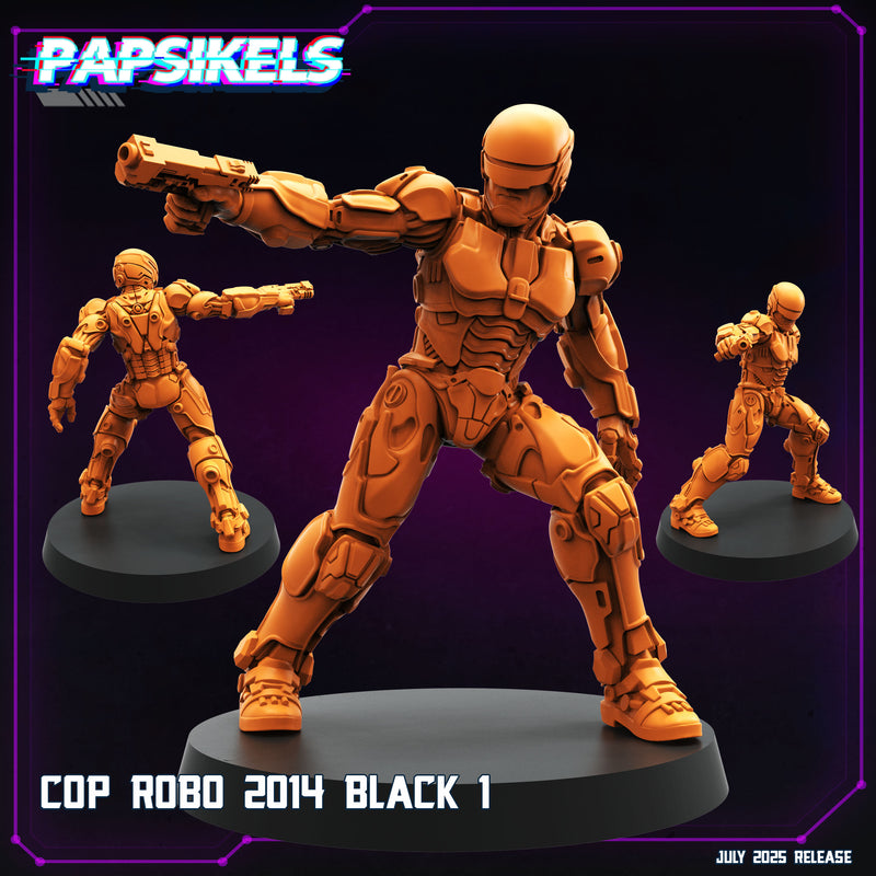 Cop Robo Miniatures | Cyberpunk | Papsikels