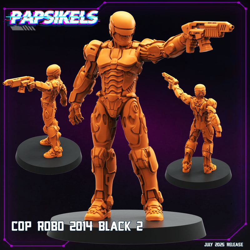 Cop Robo Miniatures | Cyberpunk | Papsikels