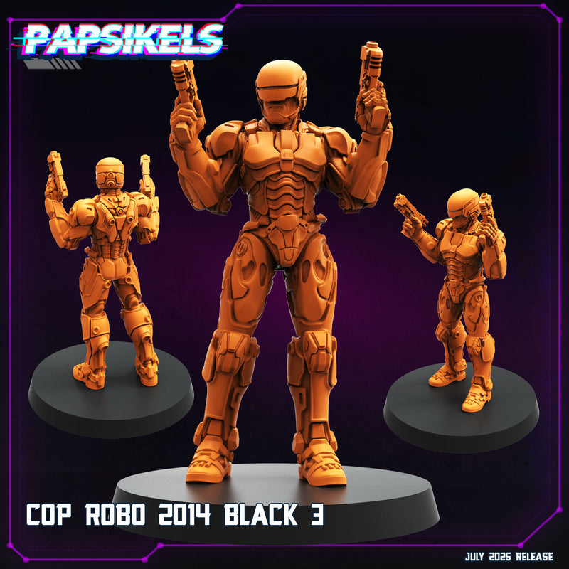 Cop Robo Miniatures | Cyberpunk | Papsikels