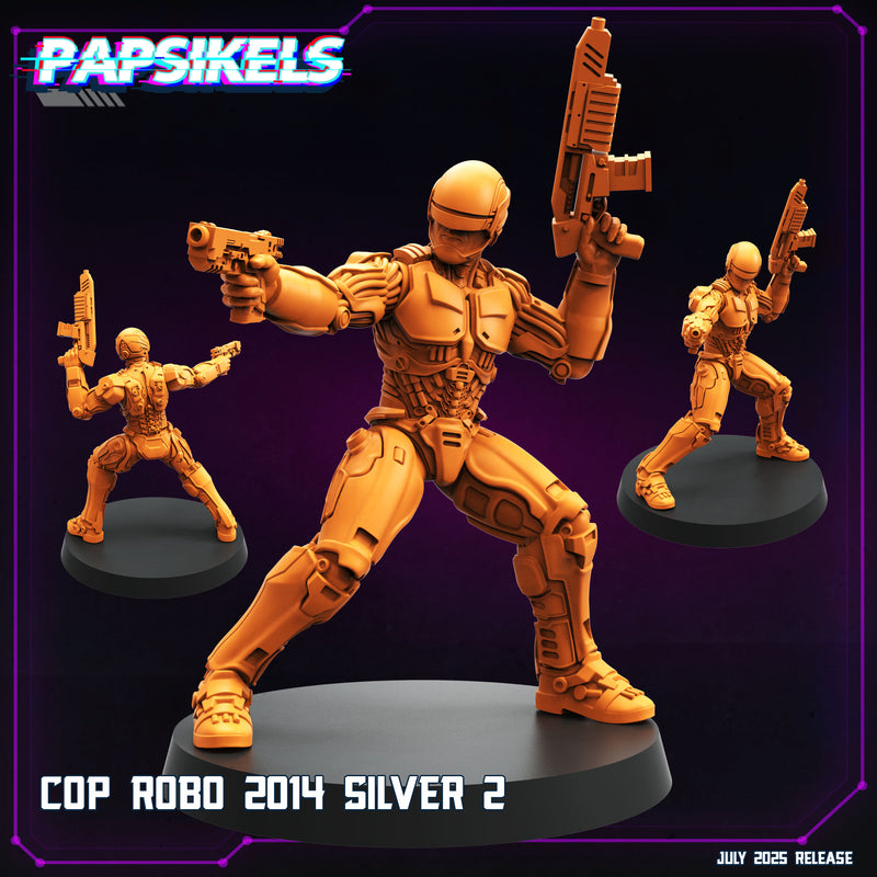 Cop Robo Miniatures | Cyberpunk | Papsikels