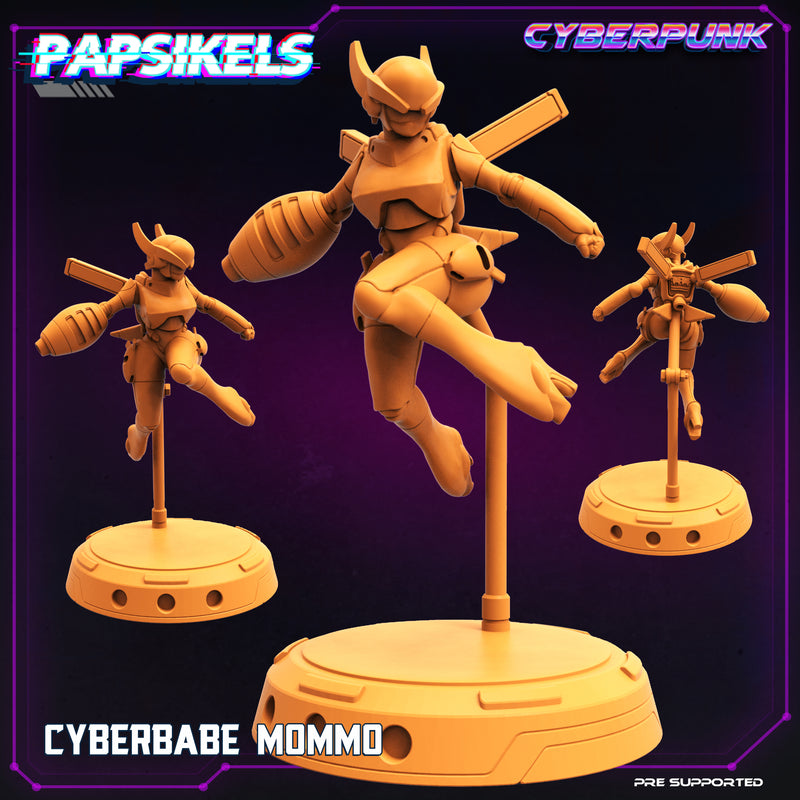 Cyberbabe Miniatures | Cyberpunk | Sci-Fi Miniature | Papsikels