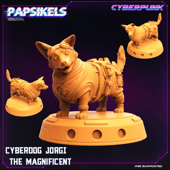 Cyberdog Jorgi the Magnificent | Cyberpunk | Sci-Fi Miniature | Papsikels