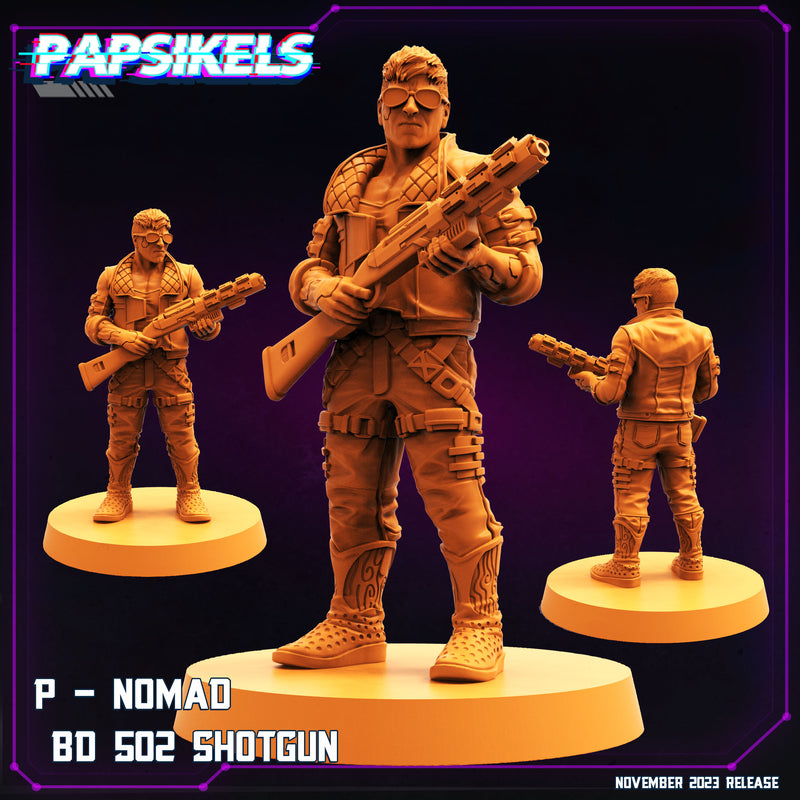 Nomad Miniatures | Cyberpunk Sci-Fi Miniature | Papsikels