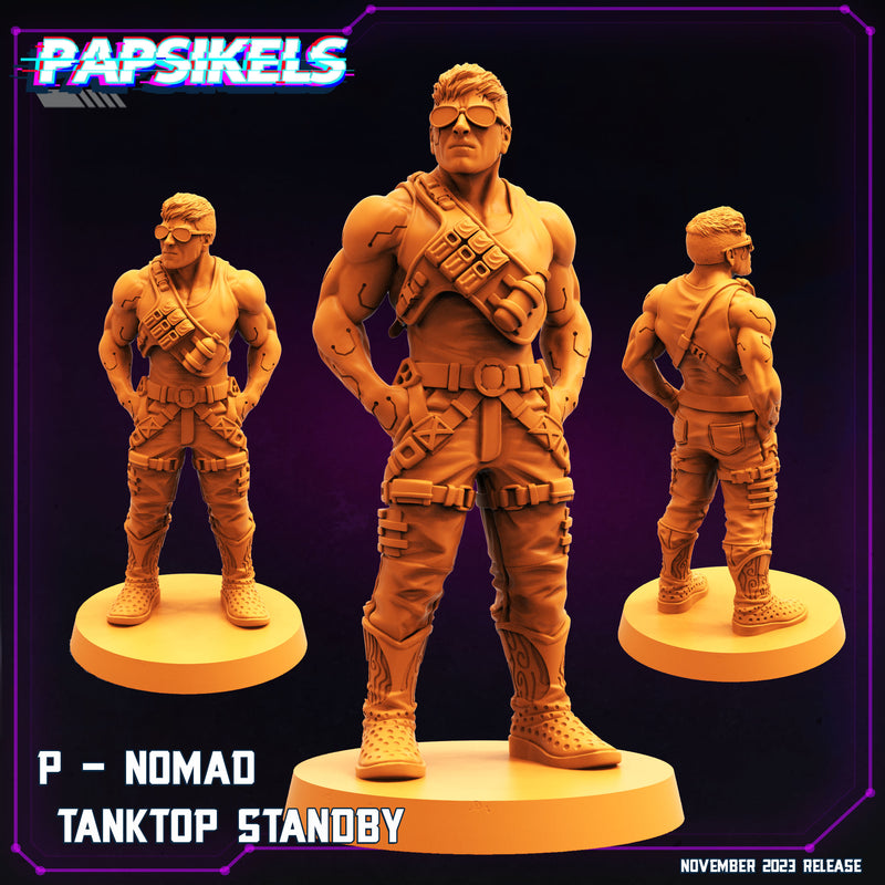 Nomad Miniatures | Cyberpunk Sci-Fi Miniature | Papsikels