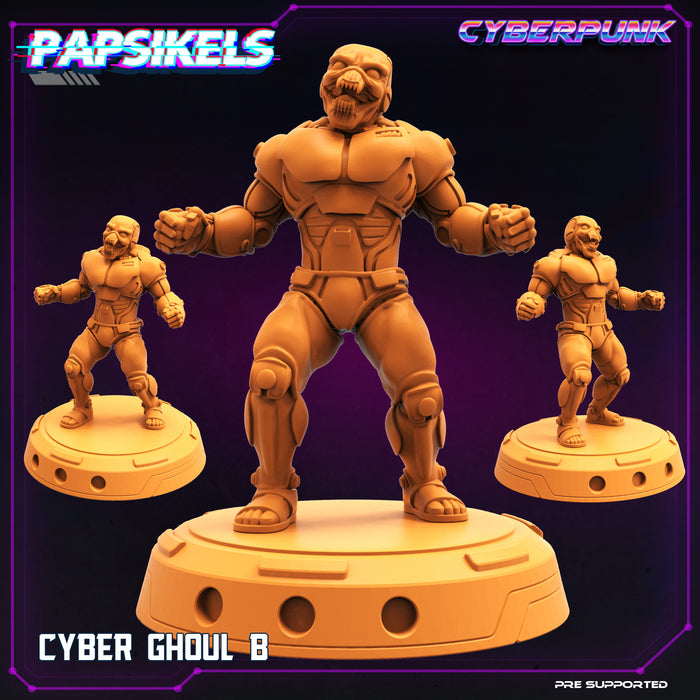 Cyber Ghoul Miniatures | Cyberpunk | Sci-Fi Miniature | Papsikels