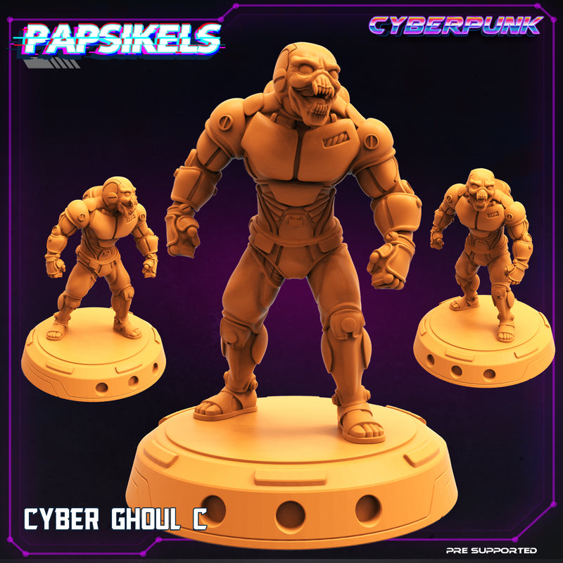 Cyber Ghoul Miniatures | Cyberpunk | Sci-Fi Miniature | Papsikels