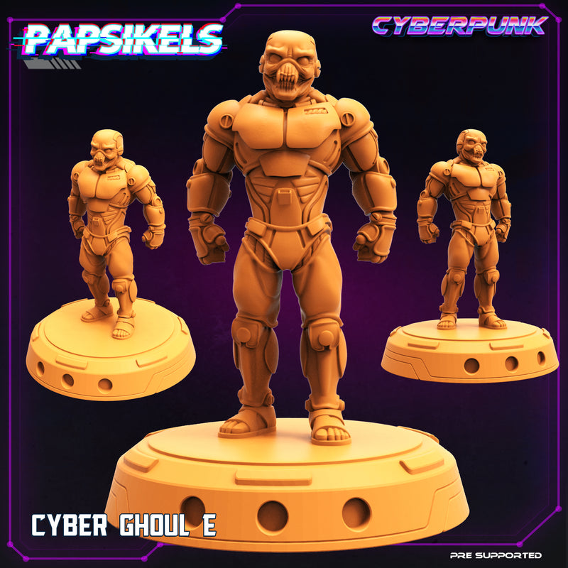 Cyber Ghoul Miniatures | Cyberpunk | Sci-Fi Miniature | Papsikels