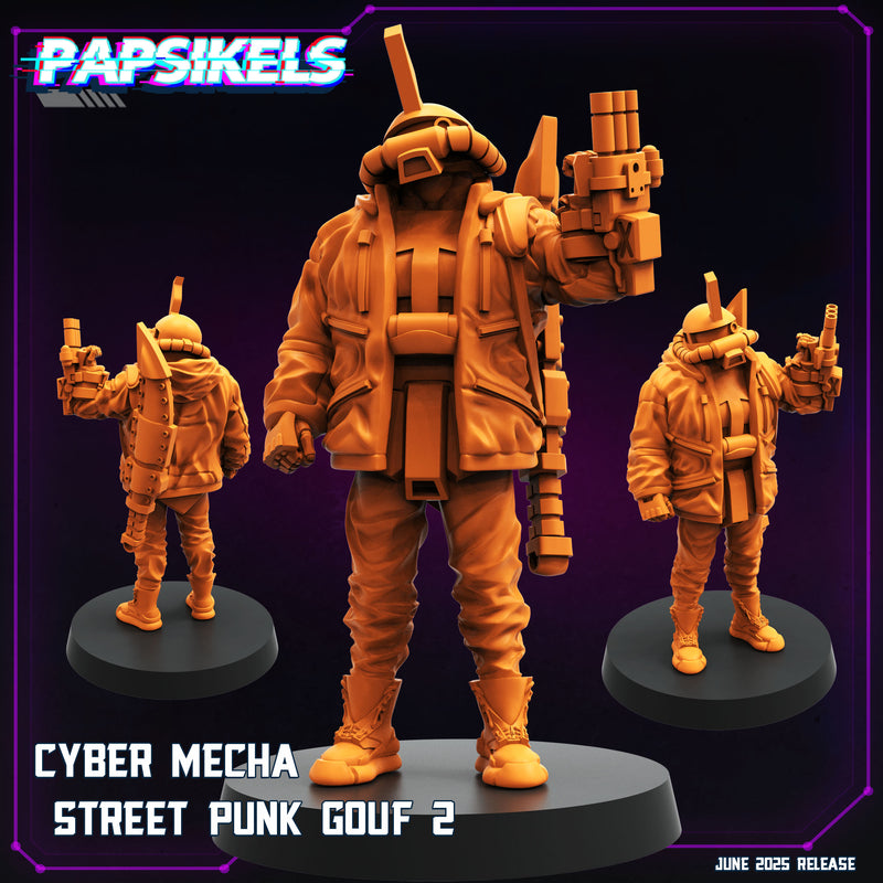 Cyber Mecha Street Punk Miniatures | Cyberpunk | Papsikels