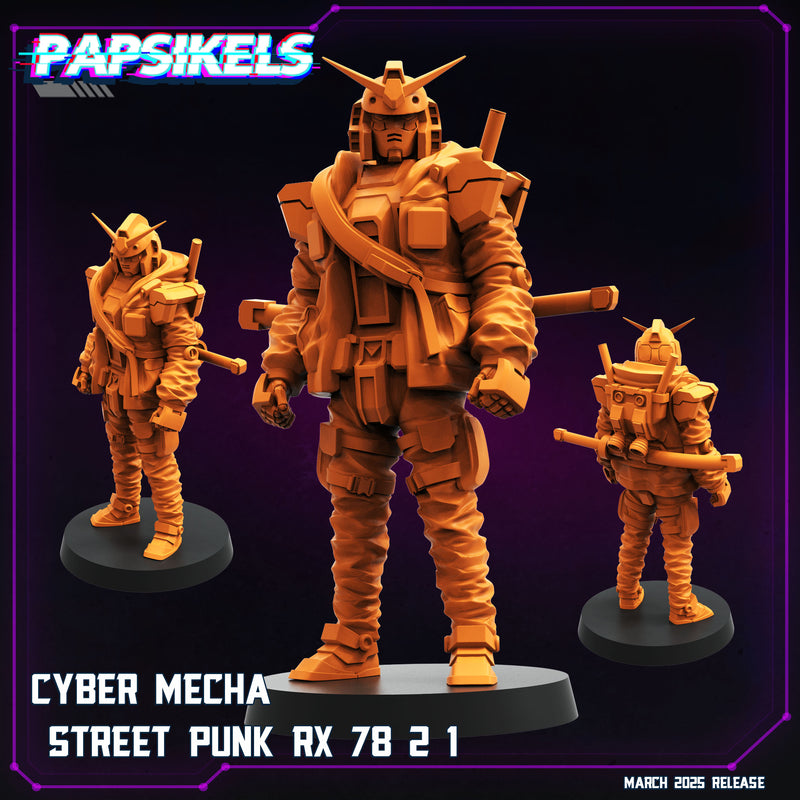 Cyber Mecha Street Punk Miniatures | Cyberpunk | Papsikels