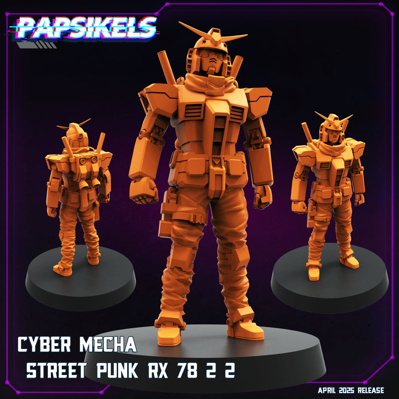 Cyber Mecha Street Punk Miniatures | Cyberpunk | Papsikels