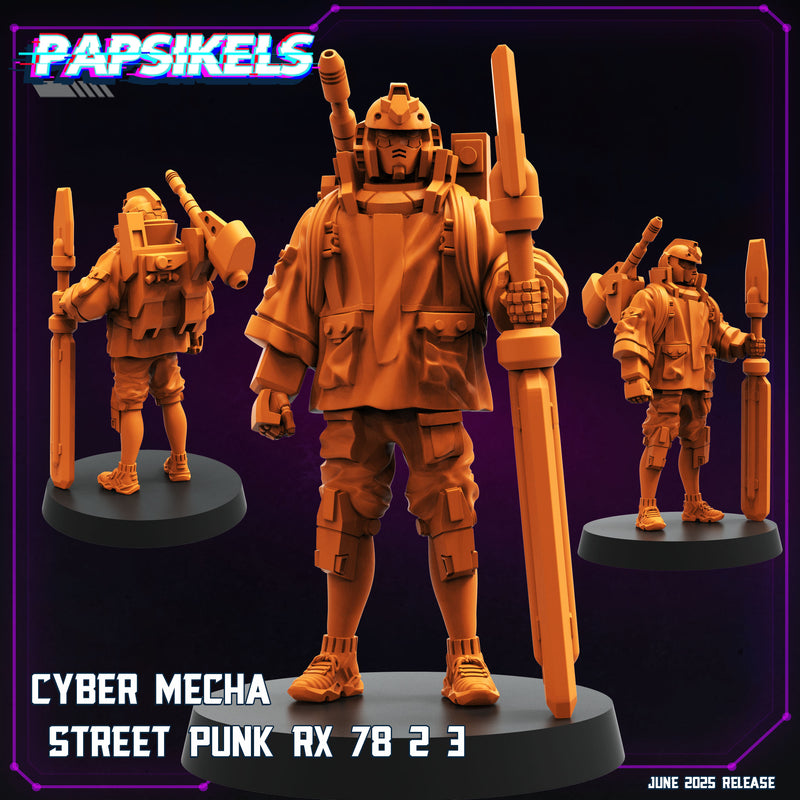 Cyber Mecha Street Punk Miniatures | Cyberpunk | Papsikels
