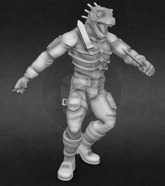 Caiman | Fantasy Miniature | Ethan Savage Studios TabletopXtra