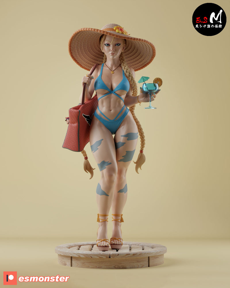 Cam Cam | Pin-Up Statue Fan Art Miniature Unpainted | E.S Monster