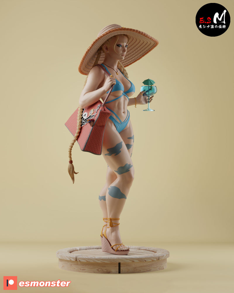 Cam Cam | Pin-Up Statue Fan Art Miniature Unpainted | E.S Monster