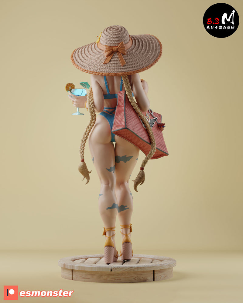 Cam Cam | Pin-Up Statue Fan Art Miniature Unpainted | E.S Monster