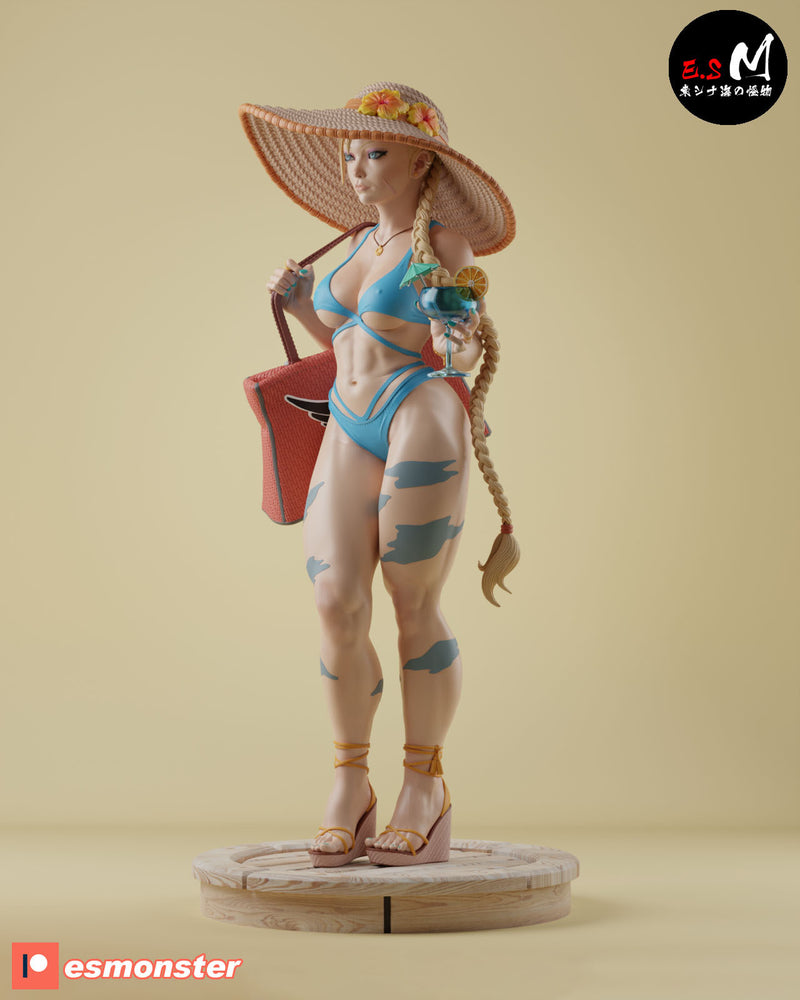 Cam Cam | Pin-Up Statue Fan Art Miniature Unpainted | E.S Monster