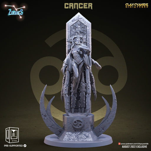 Cancer | Zodiacs | Fantasy Miniature | Clay Cyanide TabletopXtra