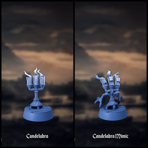 Candelabra Mimic | Panic at Moorefrost Manor | Tabletop RPG Miniature TabletopXtra