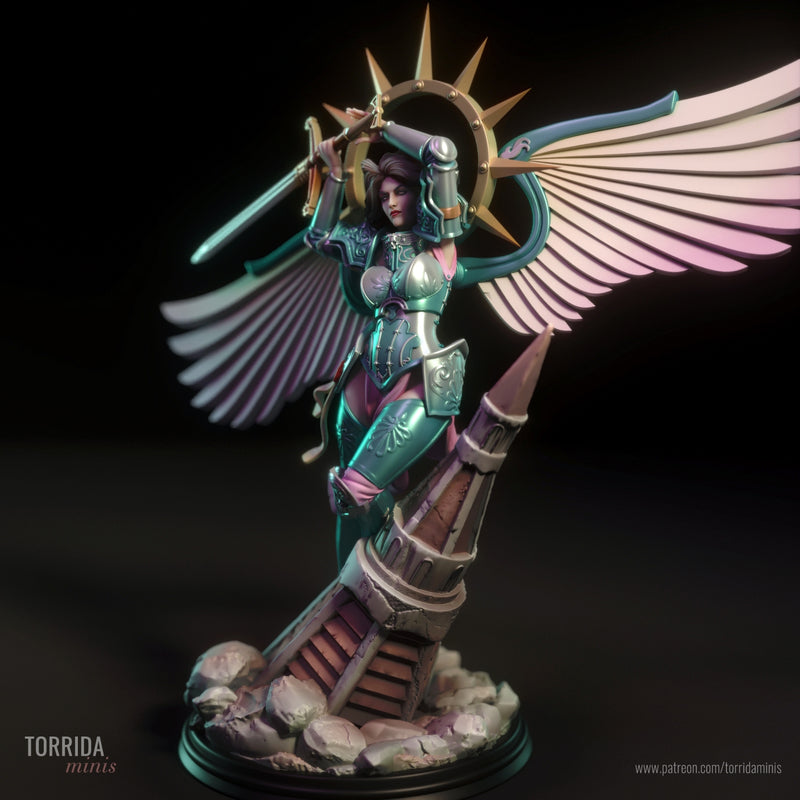 Celeste | Pin-Up Statue Fan Art Miniature Unpainted | Torrida Minis