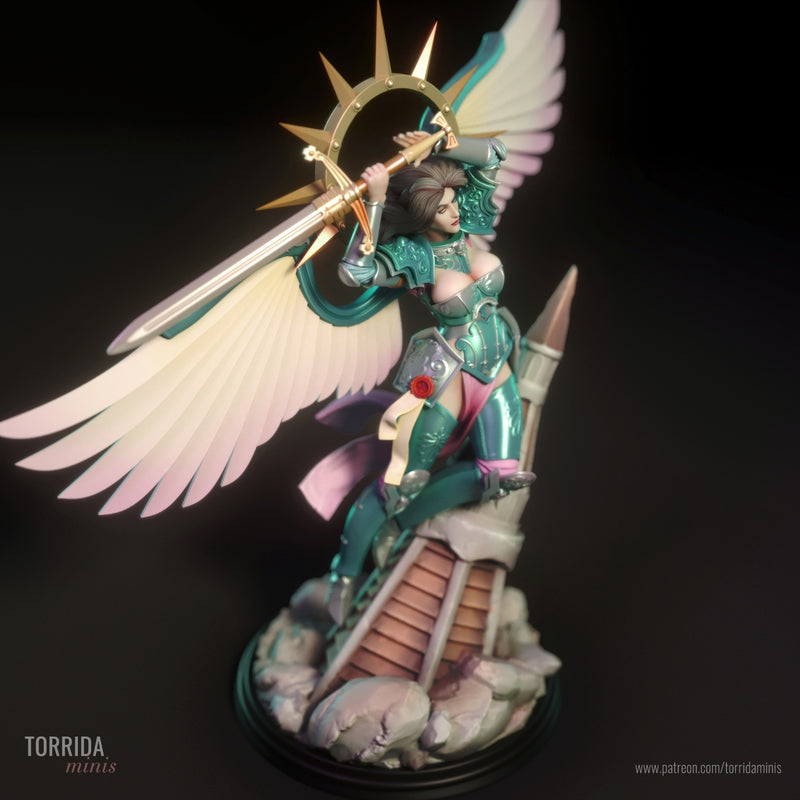 Celeste | Pin-Up Statue Fan Art Miniature Unpainted | Torrida Minis
