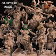 Centaurs Miniatures (Full Set) | Fantasy Miniature | Bite the Bullet TabletopXtra