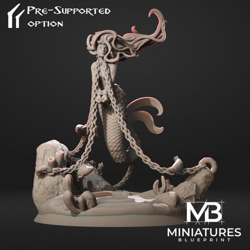 Chained Mermaid | Mermaids & Mind Stealers | Miniatures Blueprint TabletopXtra