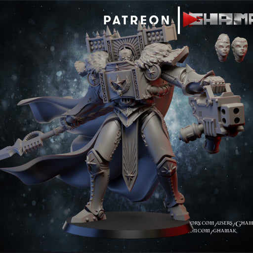 Champion | Red Sisters | Fantasy Miniature | Ghamak TabletopXtra