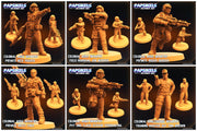 Character Miniatures | Dropship Troopers | Sci-Fi Miniature | Papsikels TabletopXtra