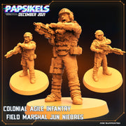 Character Miniatures | Dropship Troopers | Sci-Fi Miniature | Papsikels TabletopXtra