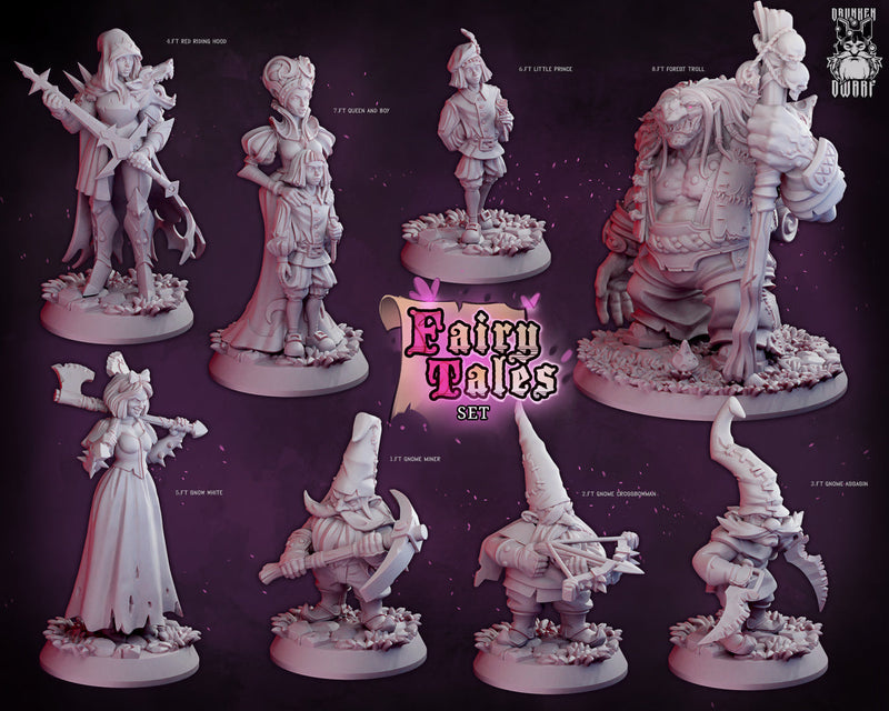 Character Miniatures | Fairy Tales | Fantasy Miniature | Drunken Dwarf TabletopXtra