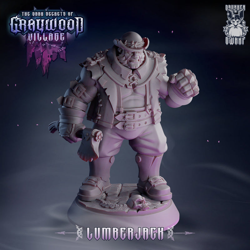 Character Miniatures | Graywood Village | Fantasy Miniature | Drunken Dwarf TabletopXtra