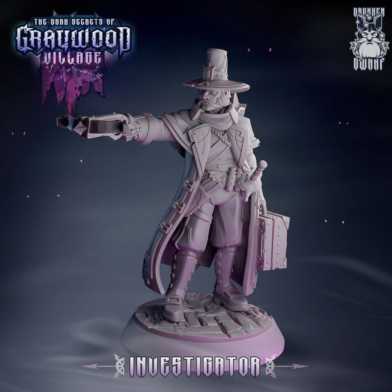 Character Miniatures | Graywood Village | Fantasy Miniature | Drunken Dwarf TabletopXtra