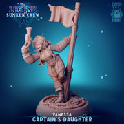Character Miniatures | The Legend of Sunken Crew | Fantasy Miniature | Drunken Dwarf TabletopXtra