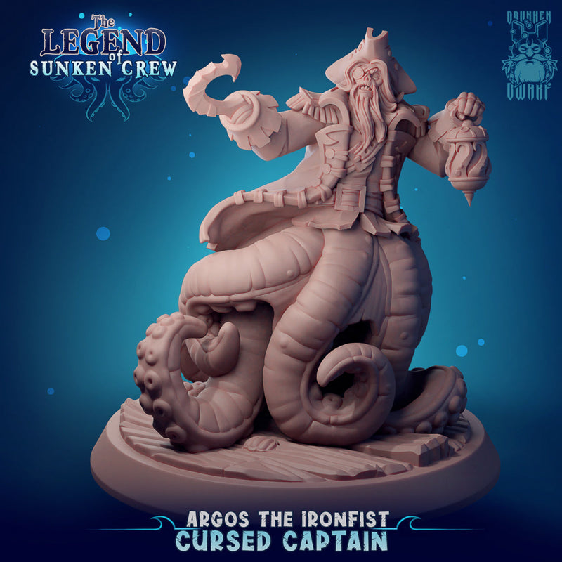 Character Miniatures | The Legend of Sunken Crew | Fantasy Miniature | Drunken Dwarf TabletopXtra