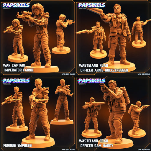 Character Miniatures | War Dudes | Sci-Fi Miniature | Papsikels TabletopXtra