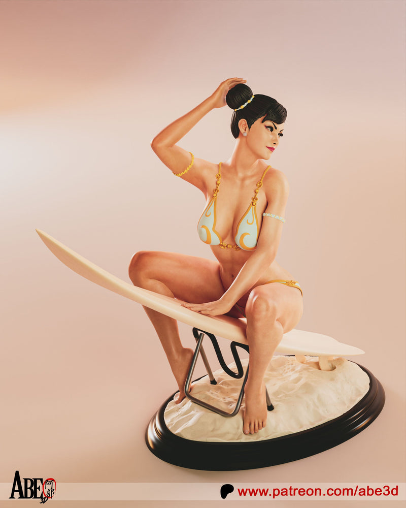 Chun Lee Surfing