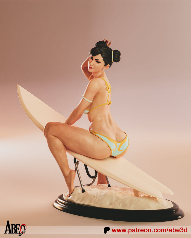 Chun Lee Surfing