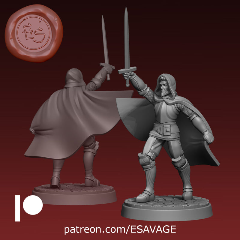 Cidrick | Fantasy Miniature | Ethan Savage Studios