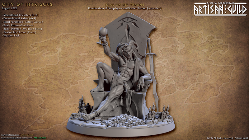 City of Intrigues Miniatures (Full Set) | Fantasy D&D Miniature | Artisan Guild TabletopXtra